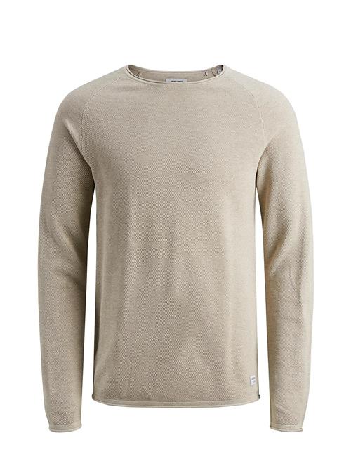 Se Jack & Jones Jjehill Knit Crew Neck Noos Jack & J S Cream ved Booztlet