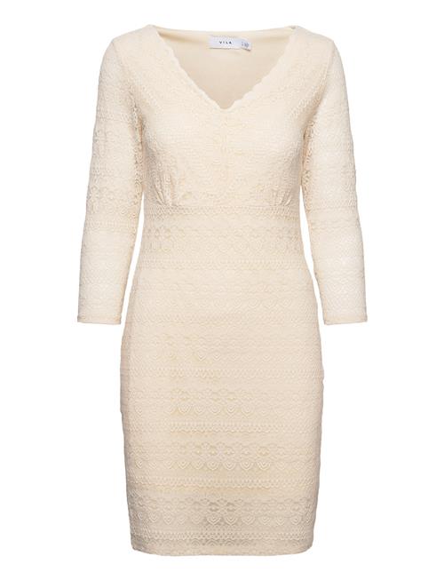 Vila Vichikka Lace 3/4 Short Dress Vila Cream