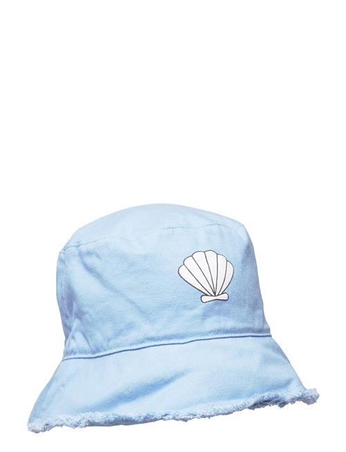 Se Pieces Pcjucie Bucket Hat Box D2D Pieces Blue ved Booztlet