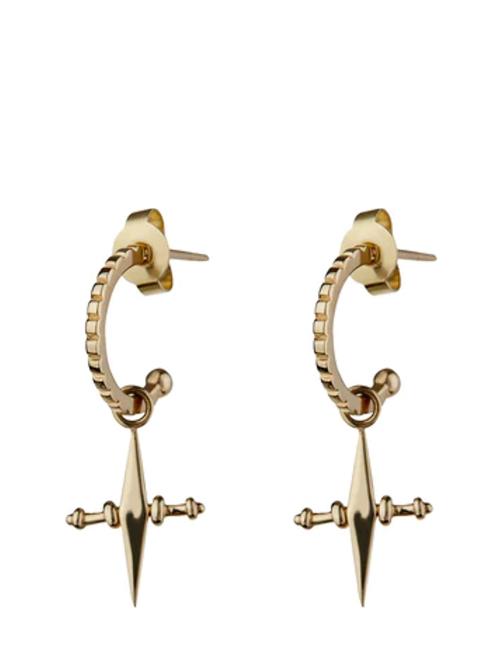 LUV AJ The Mini Cross Hoops-14K Gold LUV AJ Gold