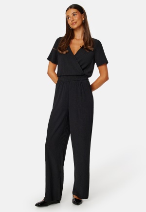 Se Happy Holly Kali smock jumpsuit Black 32/34 ved Bubbleroom