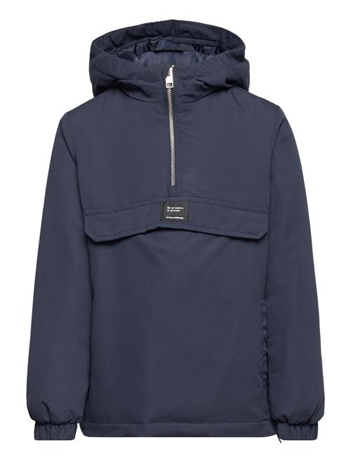 Se Jack & Jones Jjerush Anorak Jacket Jnr Jack & J S Navy ved Booztlet