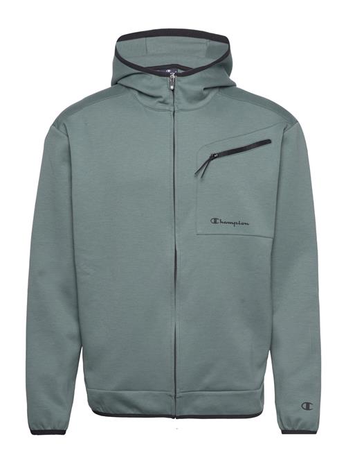 Champion Hooded Full Zip Sweatshirt Champion Green