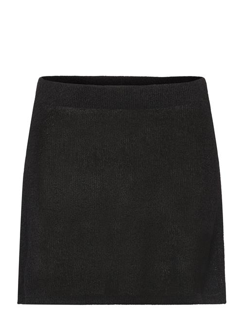 Knitted Miniskirt Mango Black