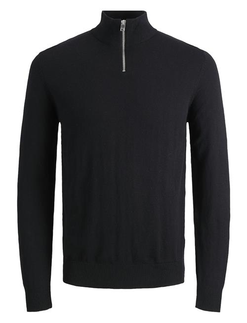 Se Jack & Jones Jjeemil Knit Half Zip Noos Jack & J S Black ved Booztlet