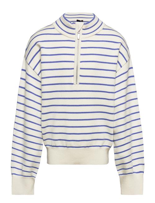 LMTD Nlfkancy Ls Half Zip Knit LMTD Patterned