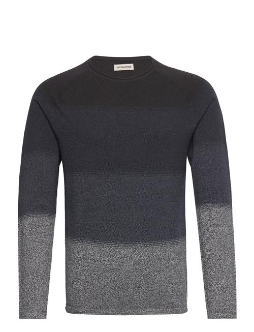 Se Jack & Jones Jjehill Knit Crew Neck Noos Jack & J S Navy ved Booztlet