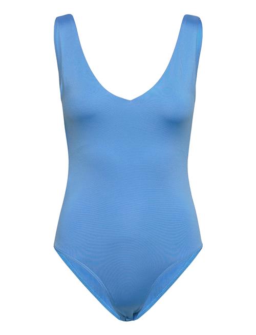 Back Neckline Body Mango Blue