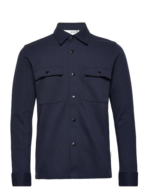 Slhjackie Sweat Jacket Noos Selected Navy
