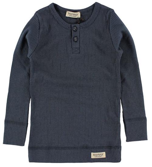 Se MarMar MarMar Bluse - Rib - Navy ved KidsWorld