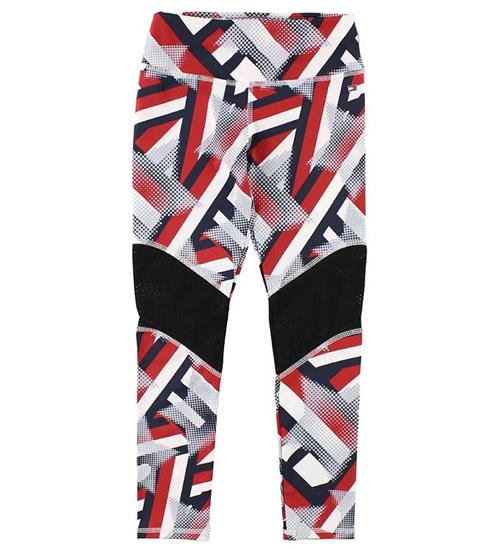 Tommy Hilfiger Tommy Hilfiger Leggings - RÃ¸d/NavymÃ¸nstret m. Stjerner