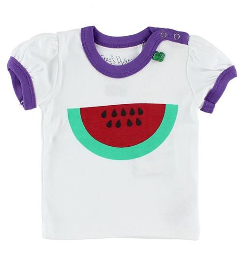 Se Freds World T-shirt - Hvid m. Vandmelon ved KidsWorld