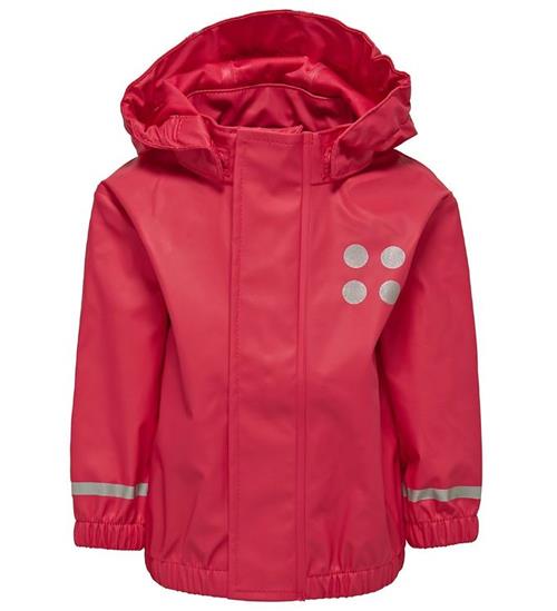 Se LEGOÂ® Wear Regnjakke - MÃ¸rk Pink ved KidsWorld