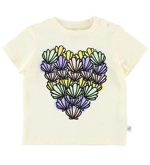 Stella McCartney Kids Stella McCartney Kids T-shirt - Creme m. Muslinger