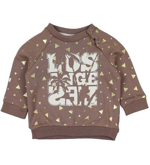 Petit by Sofie Schnoor Sweatshirt - StÃ¸vet Lilla m. Guld