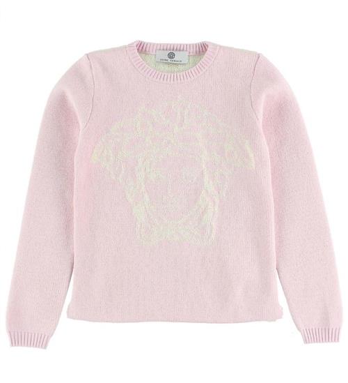 Versace Young Versace Bluse - Strik - Rosa m. Logo