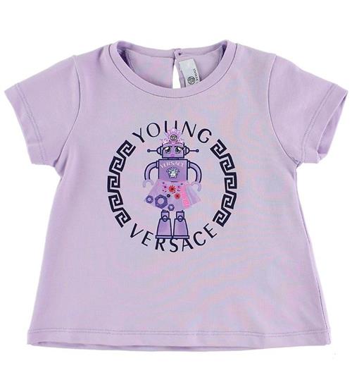 Versace Young Versace T-shirt - Lavendel m. Robot