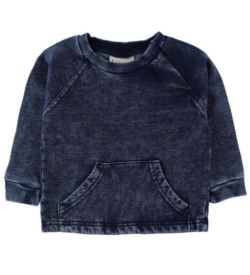 Se Fixoni Fixoni Sweatshirt - MÃ¸rk Denim ved KidsWorld