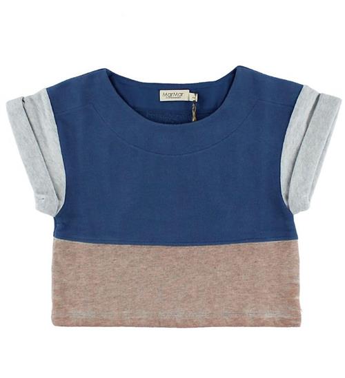 Se MarMar MarMar Crop Top - Tamara - BlÃ¥/GrÃ¥/Gl. Rosa ved KidsWorld