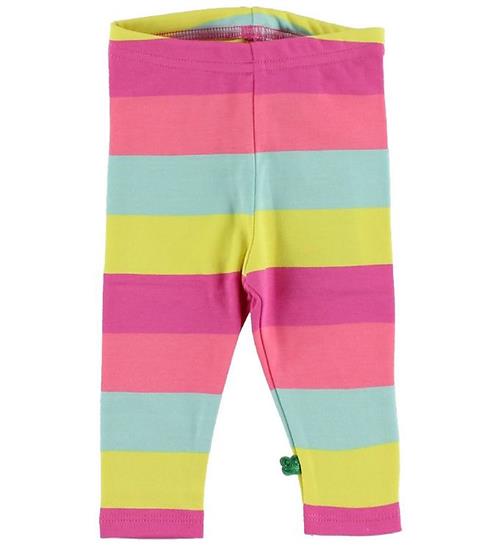 Freds World Freds World Leggings - Gul/Pink/Mintstribet