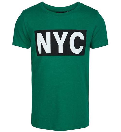 Se Petit by Sofie Schnoor T-shirt - GrÃ¸n m. NYC ved KidsWorld