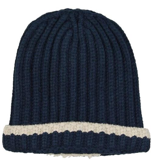 Se En Fant En Fant Hue - Strik - Navy ved KidsWorld