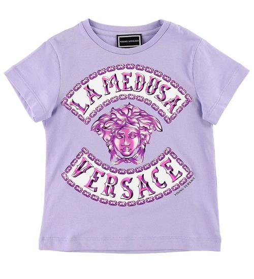 Versace Young Versace T-shirt - Lavendel m. Medusa