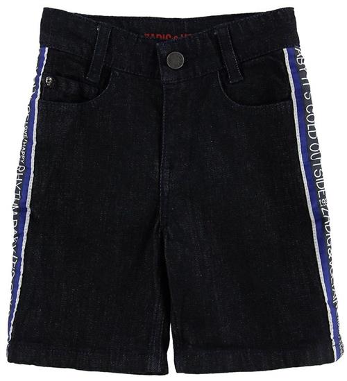 Zadig & Voltaire Shorts - MÃ¸rk Denim m. Tekst