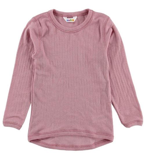 Joha Joha Bluse - Uld - StÃ¸vet Rosa