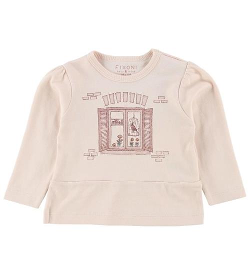 Se Fixoni Fixoni Bluse - Joy - Rosa m. Vindue ved KidsWorld