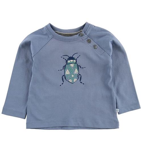 Se Noa Noa miniature Bluse - StÃ¸vet BlÃ¥ m. Bille ved KidsWorld