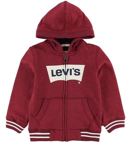 Levis Cardigan - RÃ¸dmeleret m. Logo