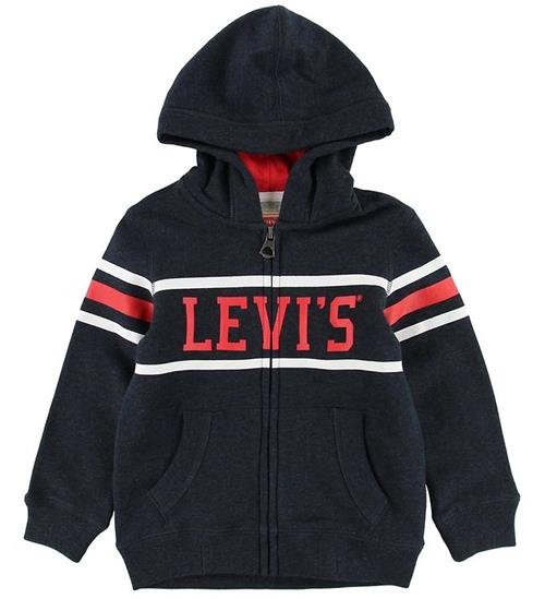 Levis Levis Cardigan - Navymeleret m. Logo