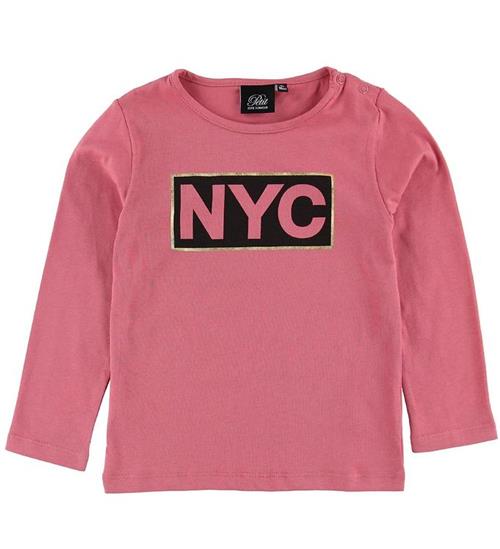 Se Petit by Sofie Schnoor Bluse - MÃ¸rk Pink m. NYC ved KidsWorld