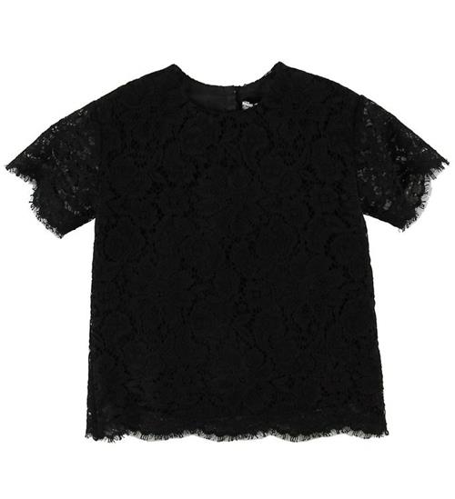 Se Dolce & Gabbana T-shirt - Sort m. Blonder ved KidsWorld