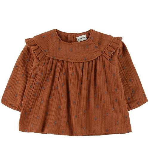 Mini A Ture Bluse - Cenia - Leather Brown