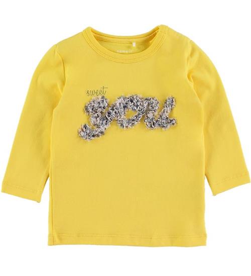 Se Name It Bluse - NbfFlavia - Aspen Gold m. Blomster ved KidsWorld