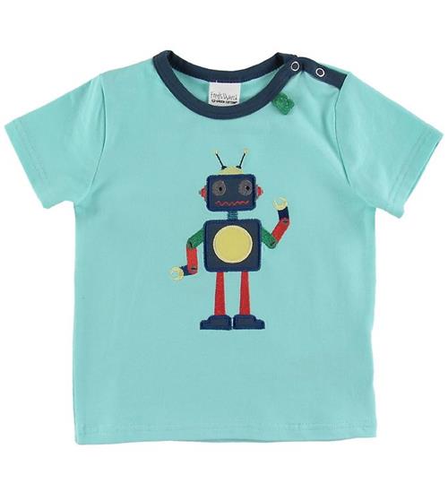 Se Freds World Freds World T-shirt - Hello Robot - Aqua ved KidsWorld