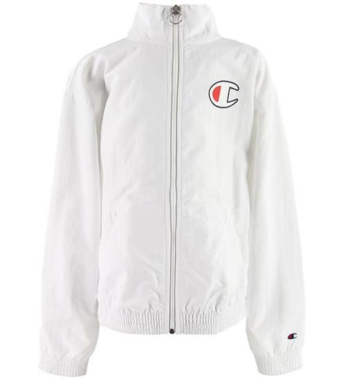 Se Champion Champion Fashion Cardigan - Hvid m. Logo ved KidsWorld