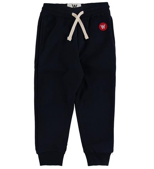 Wood Wood Sweatpants - Ran Kids - Navy m. BindebÃ¥nd