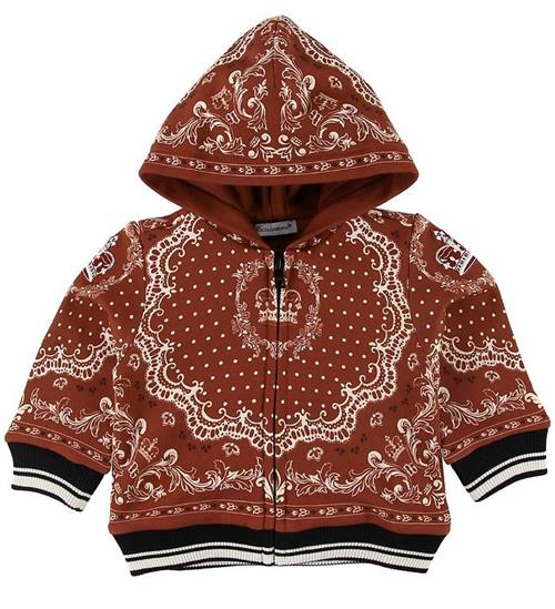 Se Dolce & Gabbana Dolce & Gabbana Cardigan - Bordeaux m. MÃ¸nster ved KidsWorld