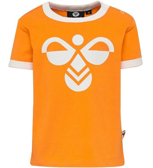 Se Hummel Hummel T-shirt - HMLHeaven - Orange ved KidsWorld