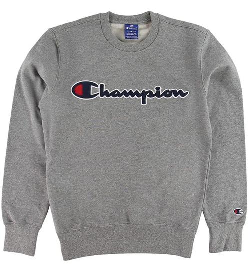 Se Champion Champion Fashion Sweatshirt - GrÃ¥meleret m. Logo ved KidsWorld