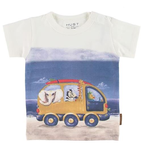 Se Hust and Claire Hust and Claire T-shirt - Anker - Hvid m. Print ved KidsWorld