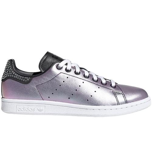 Se adidas Originals Sko - Stan Smith W - Lilla Metallic m. Sten ved KidsWorld