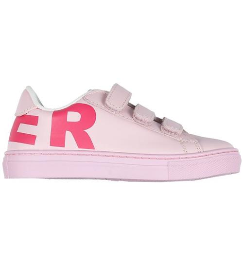 Se Moncler Sko - Adele Scarpa - Rosa m. Logo ved KidsWorld