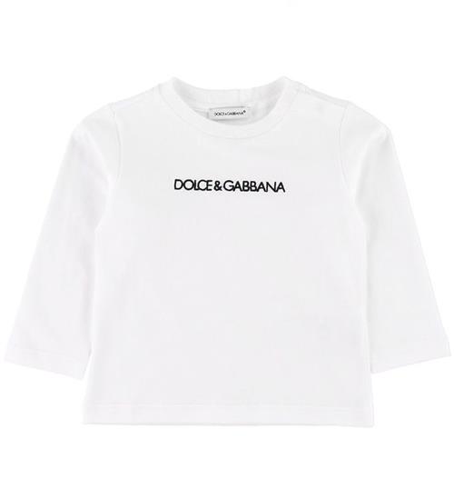 Dolce & Gabbana Dolce & Gabbana Bluse - Hvid m. Logo