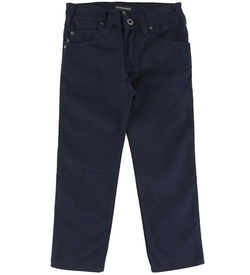 Se Emporio Armani Bukser - Navy m. Stribe ved KidsWorld