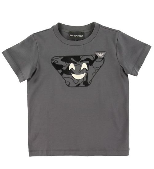 Se Emporio Armani Emporio Armani T-shirt - GrÃ¥ m. Logo ved KidsWorld