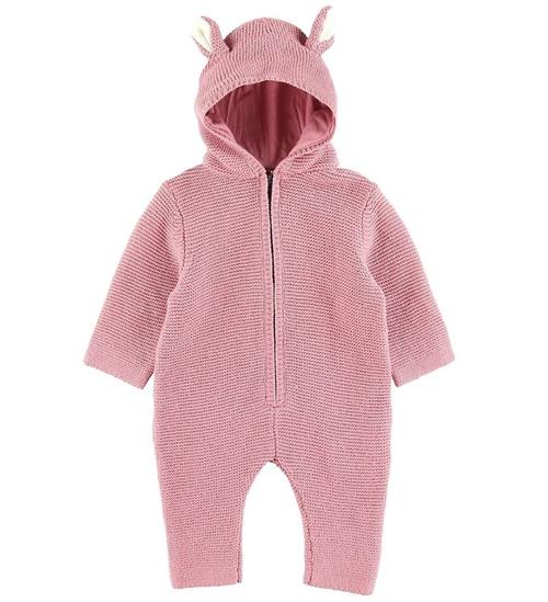 Stella McCartney Kids Heldragt - Uld/Bomuld - Horse - Rosa